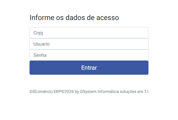 Tela de Login